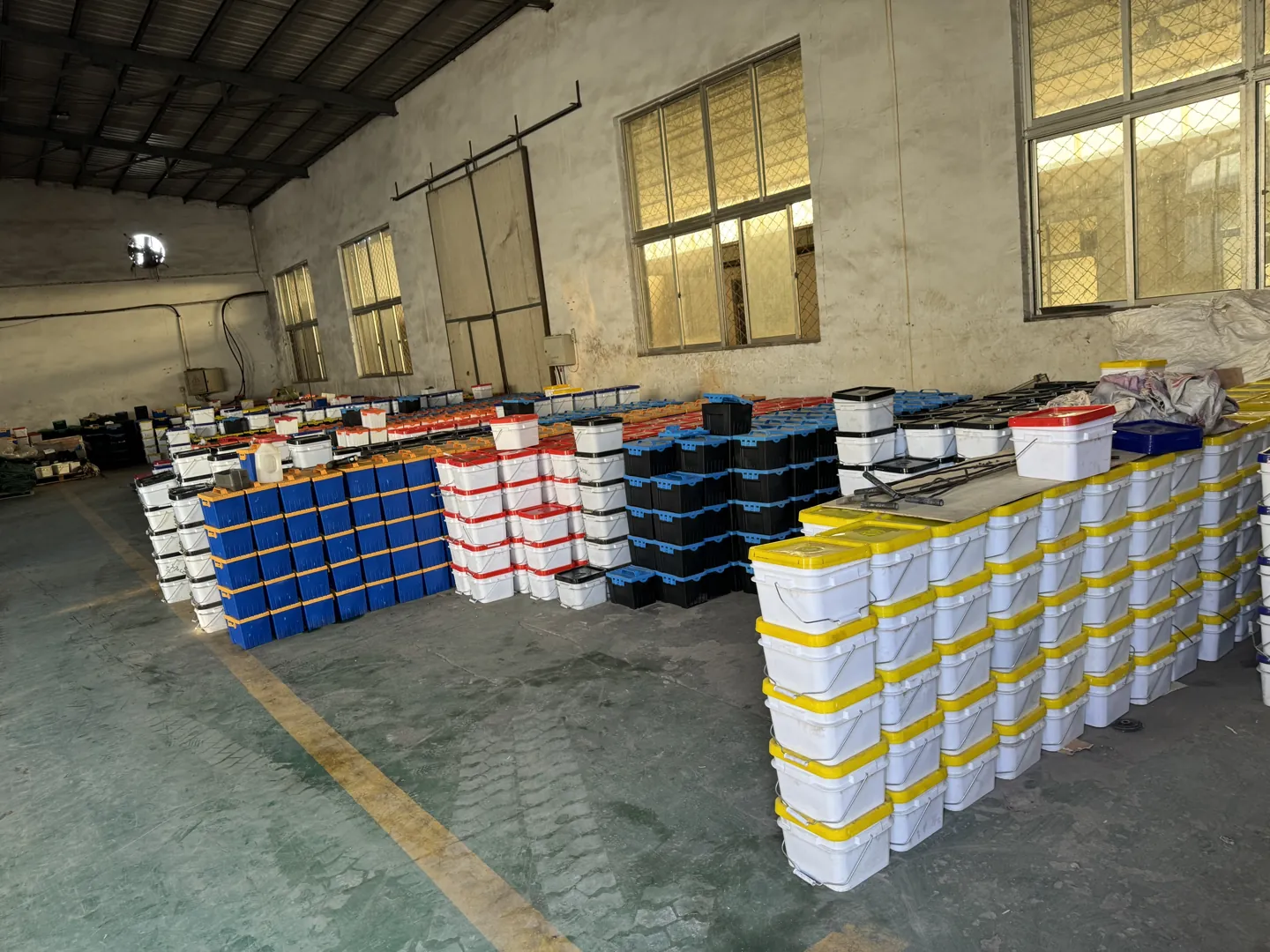Finished goods warehouse, packed stock