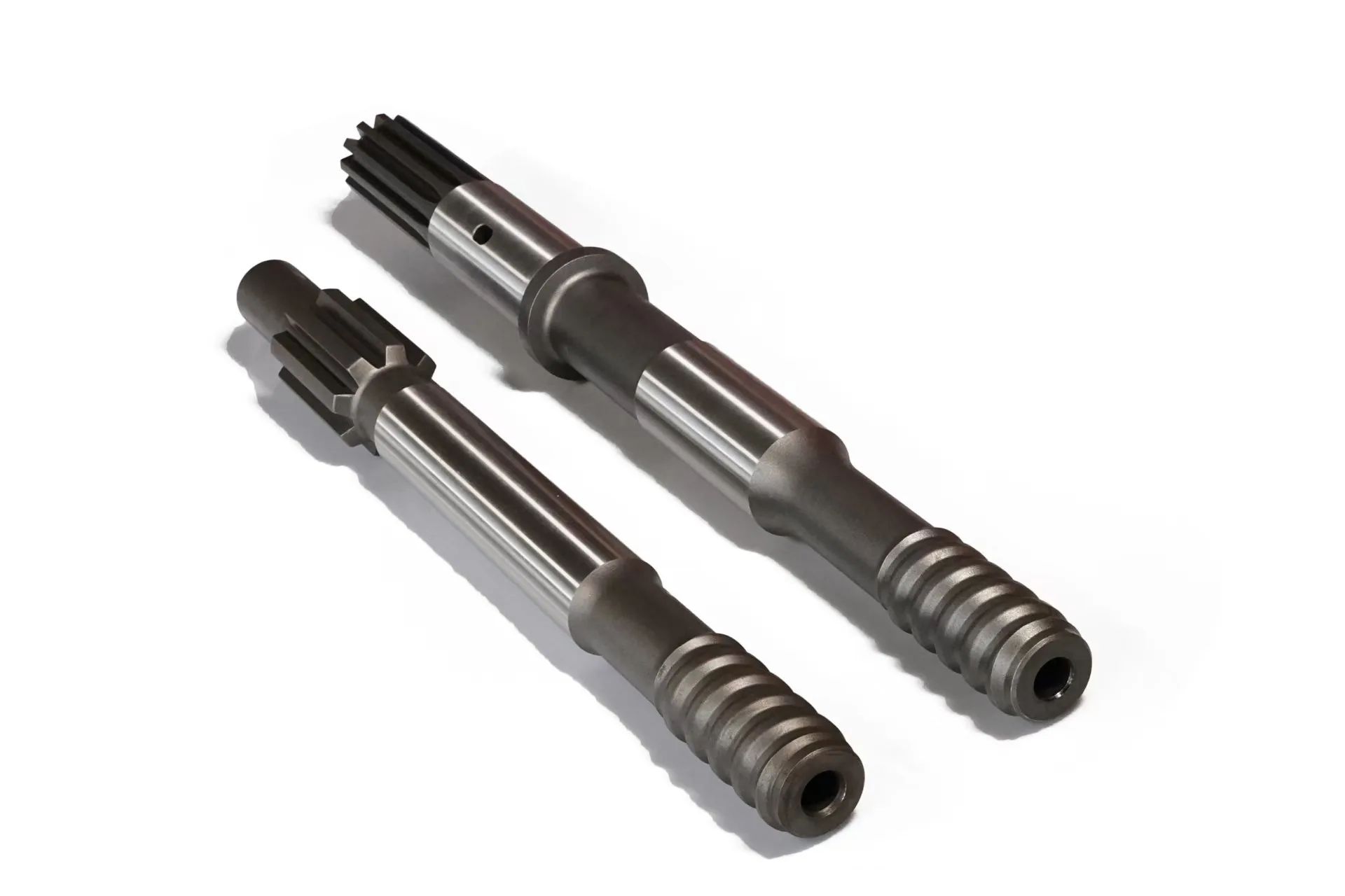 Drill rods with strengthened thread roots