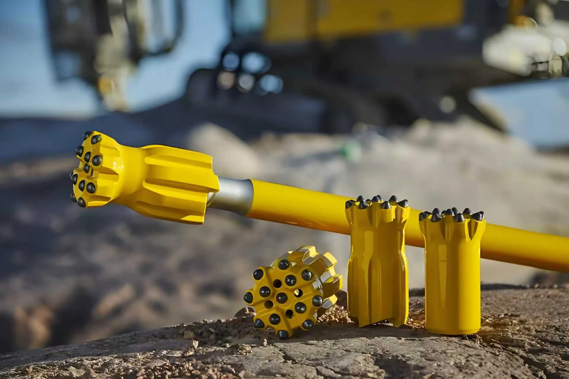 PLASMA drill string and bits on site
